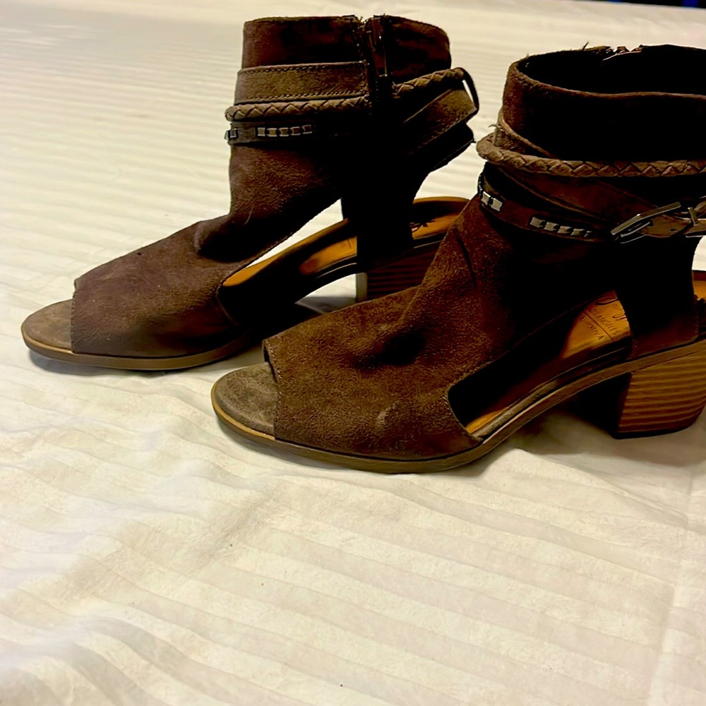 Jelly pop Ankle Boots, 8.5 Style:Kingston, Color: Camel